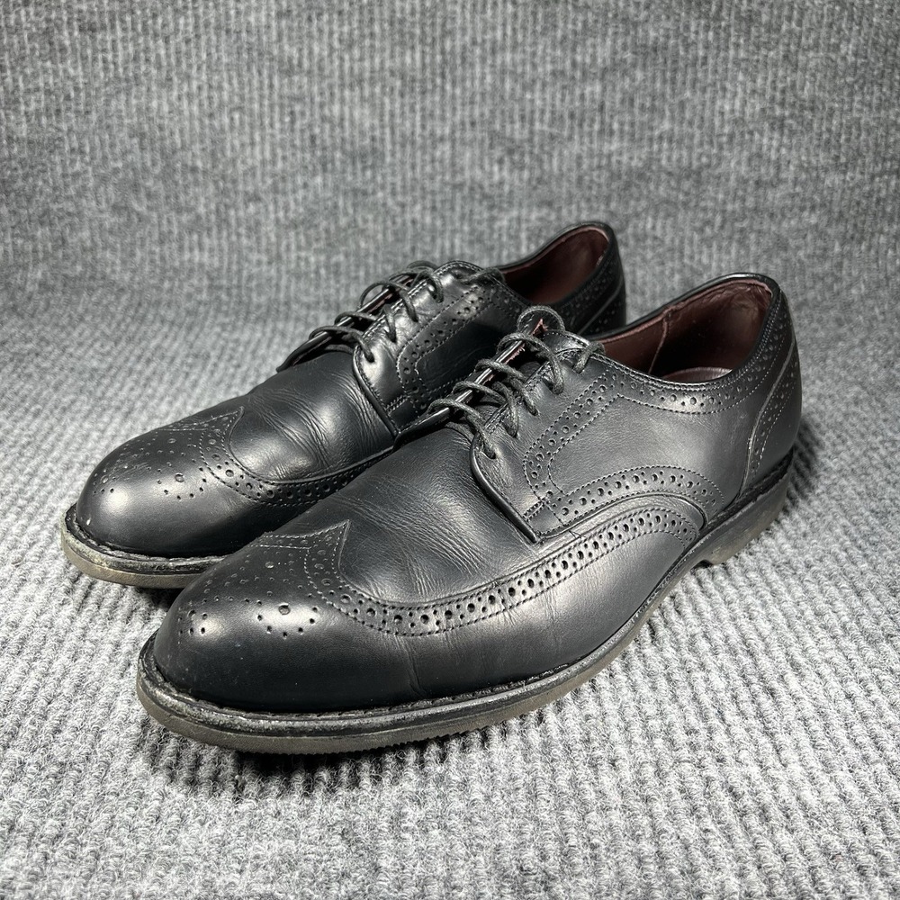Allen Edmonds‎ Port Washington Men's Size 11.5 B Wingtip Black Leather Oxford